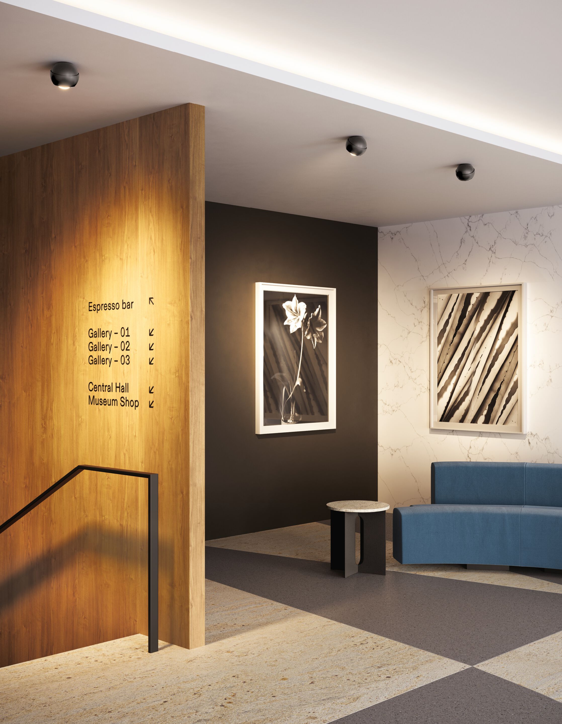 Регулируемая металлическая светодиодная потолочная лампа Lodes паук ARCH-00131071 - Вид №4