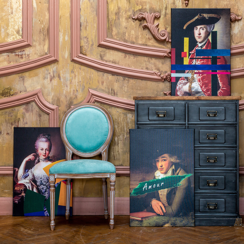 30101901 Арт-портрет «Amour» (холст, галерейная натяжка) Object Desire  - Вид №8