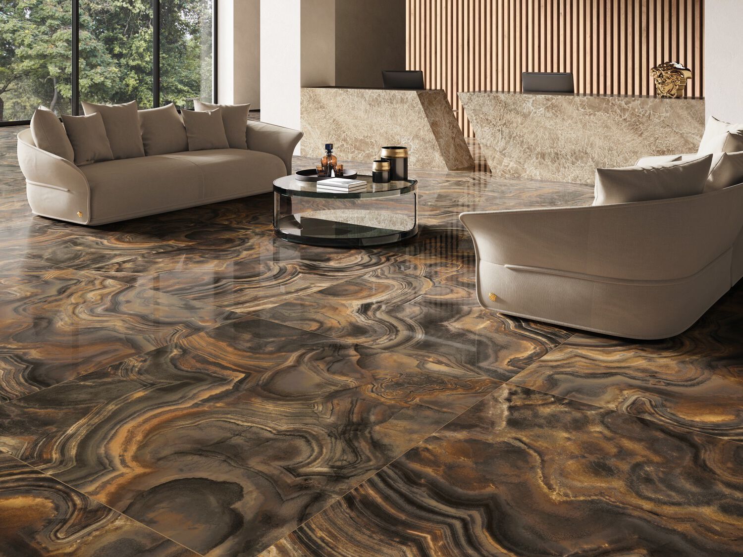 Пол / керамогранит Versace Ceramics Gemstone ARCH-00109204