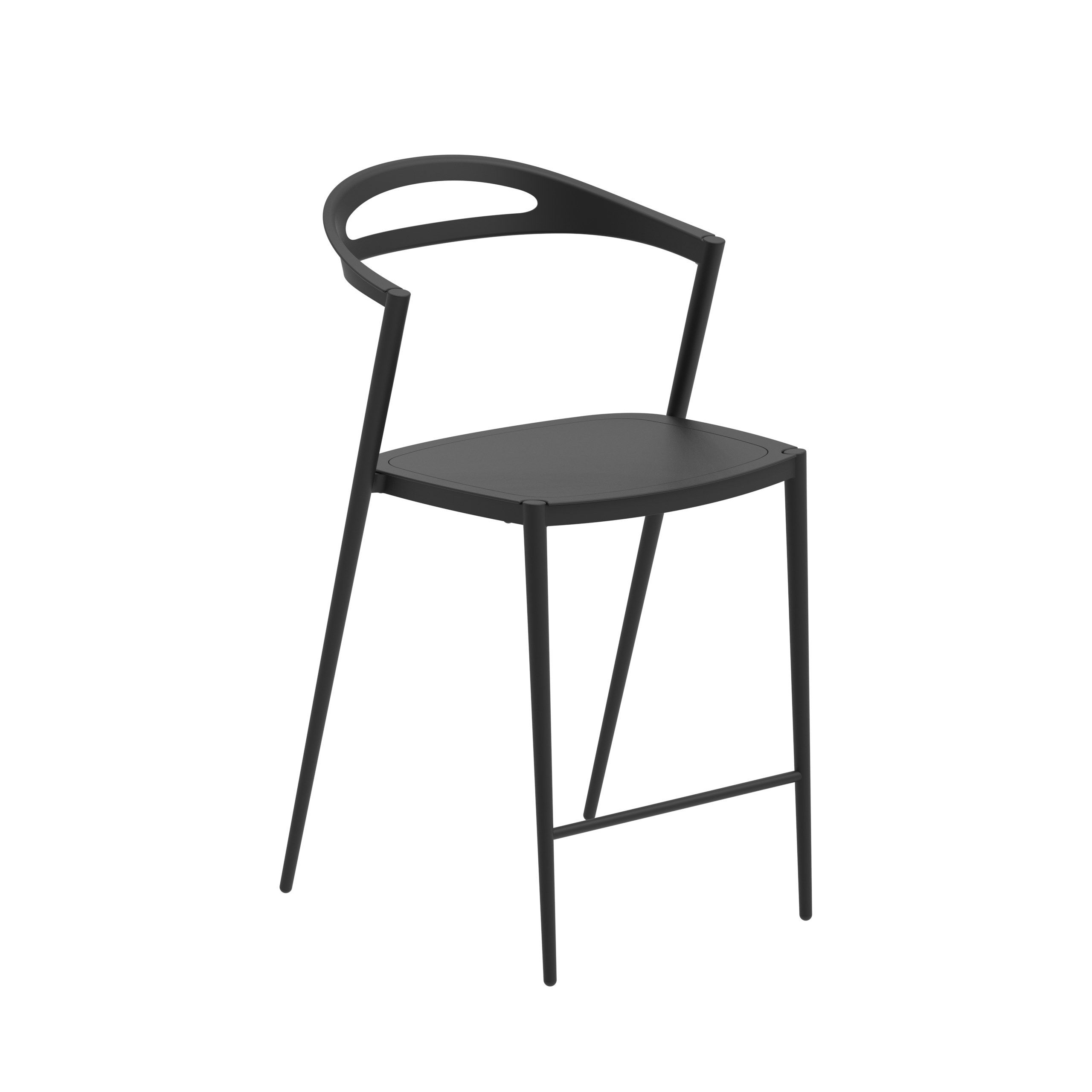 Высокий алюминиевый садовый стул со спинкой Royal Botania Styletto ARCH-00011956 - Вид №3