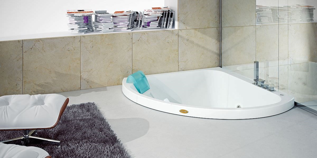 Ванна с гидромассажем "HYDRO FRIENDLY" Aquasoul Corner 140 встроенная 9443-715 Jacuzzi 9443715 - Вид №1