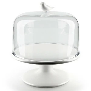 Подставка белая для сладостей с крышкой Sweet Tweet QUALY  00-3870023 Белый