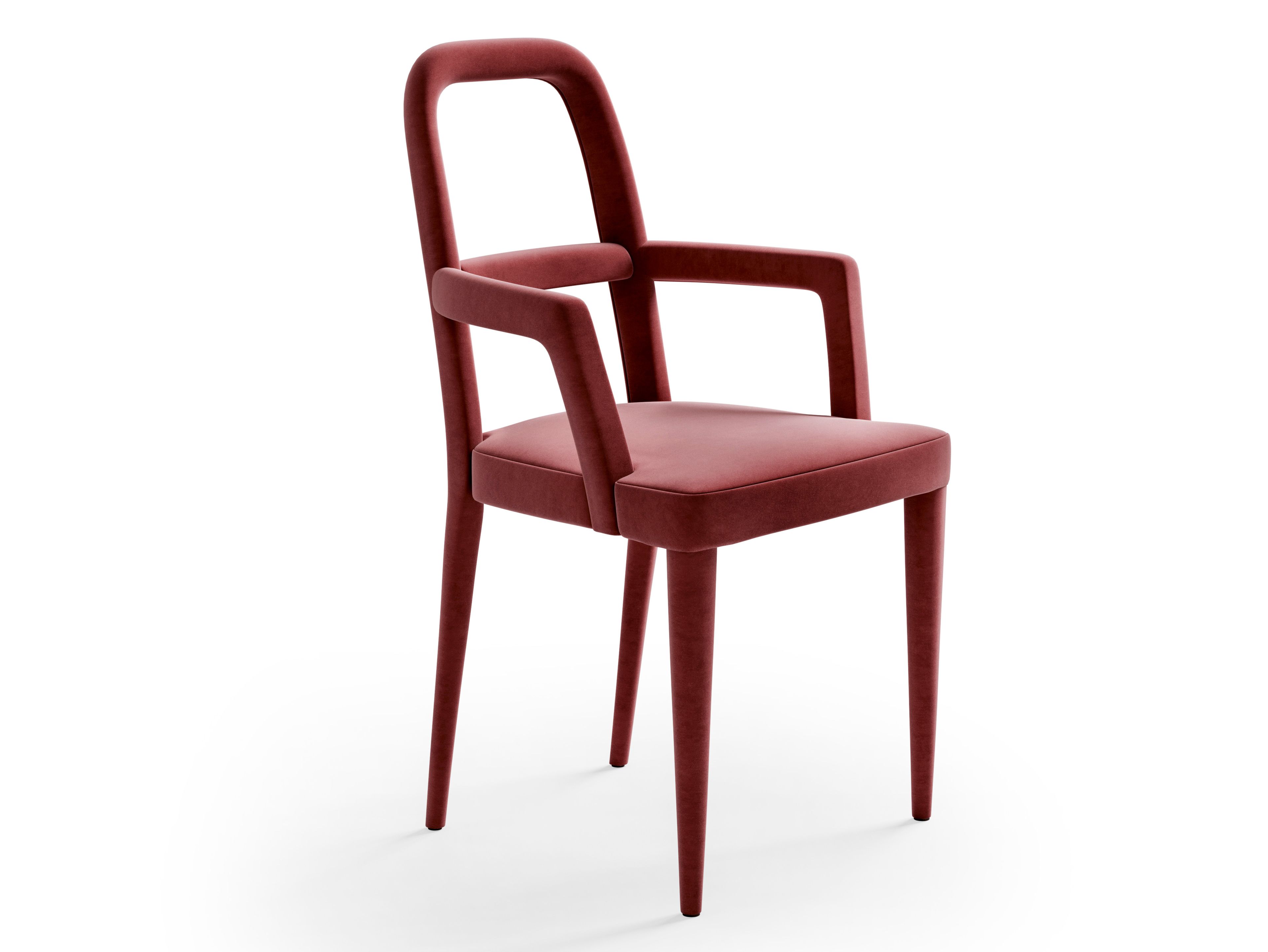 Мягкий тканевый стул с подлокотниками CPRN HOMOOD Starlight ARCH-00029385 - Вид №1