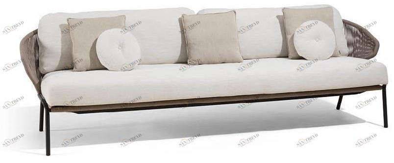 MANUTTI 3-х местный веревочный садовый диван Radius Fs-2s84