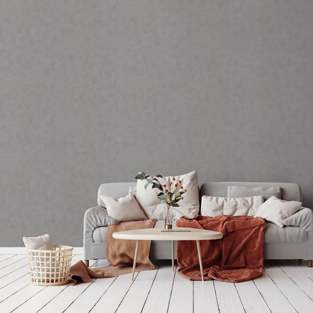 INSPIRE Art: Флизелиновые обои графит с текстурой камня 89341668 STLM-0836217 - Вид №2