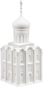 10647241 RUPOR manufactory Скульптура "Храм Покрова на Нерли" Фарфор