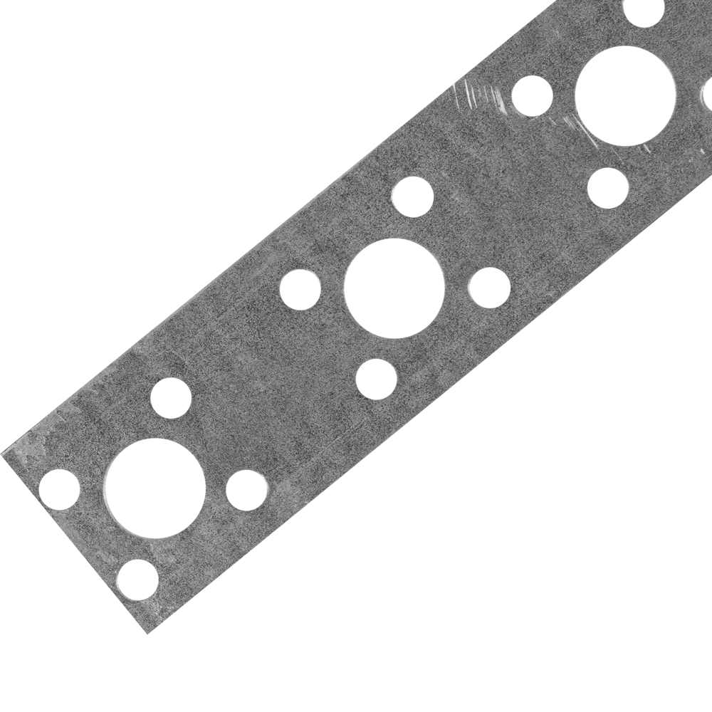 Перфорированная лента прямая LP 20x0.5 5 м оцинкованная сталь цвет серебро 84857961 STLM-2133059 Santreyd 