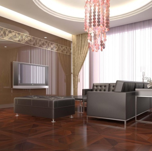 Модульный паркет Da Vinci Жаннет Термоясень Натур (Гладкая) 598х598 мм 2600600100 - Вид №1