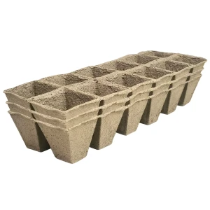 ГАЗОНCITY Торфяные горшки для рассады 36 шт — 100% приживаемость растений 89397539