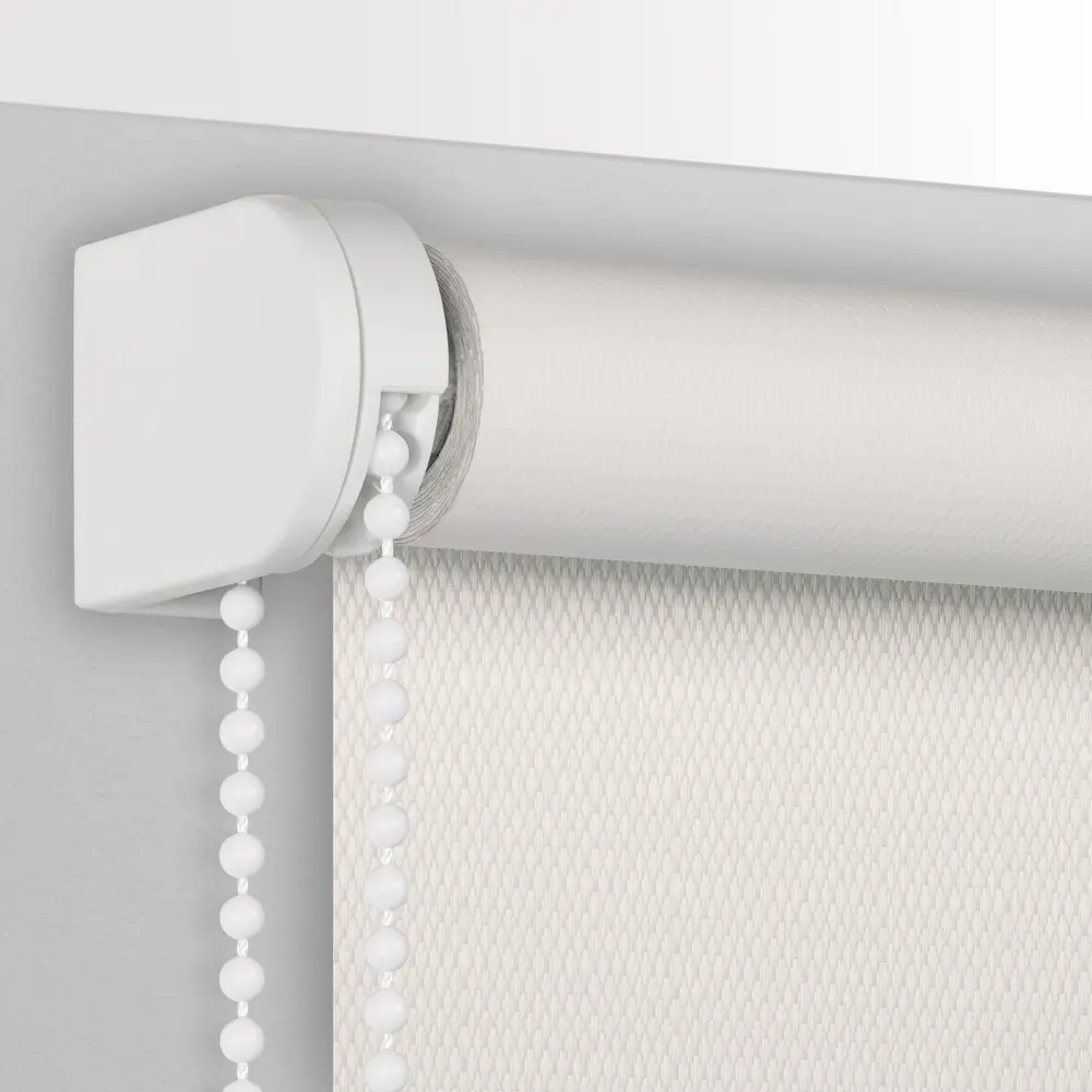 Штора рулонная Dublin блэкаут 180x175 см, цвет белый PRAKTO БЛЕКАУТ ЖАККАРД STLM-2165740 - Вид №1