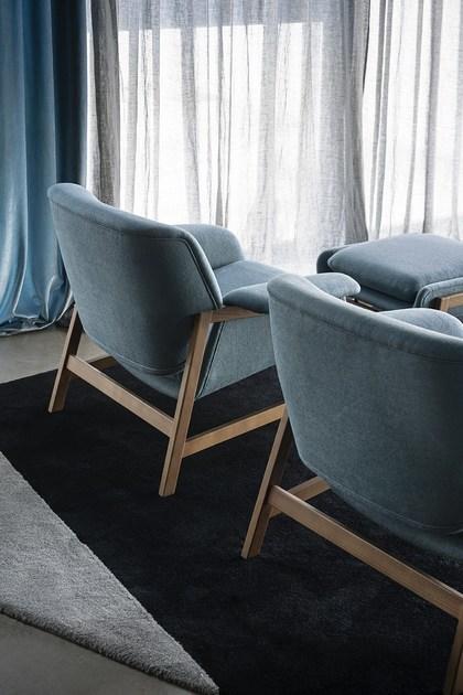 Tacchini Кресло из ткани с подлокотниками Agnese sun-id-1447940 - Вид №9