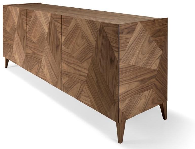 Arte Brotto Буфет из орехового дерева с распашными дверцами Leonardo L411n - Вид №3