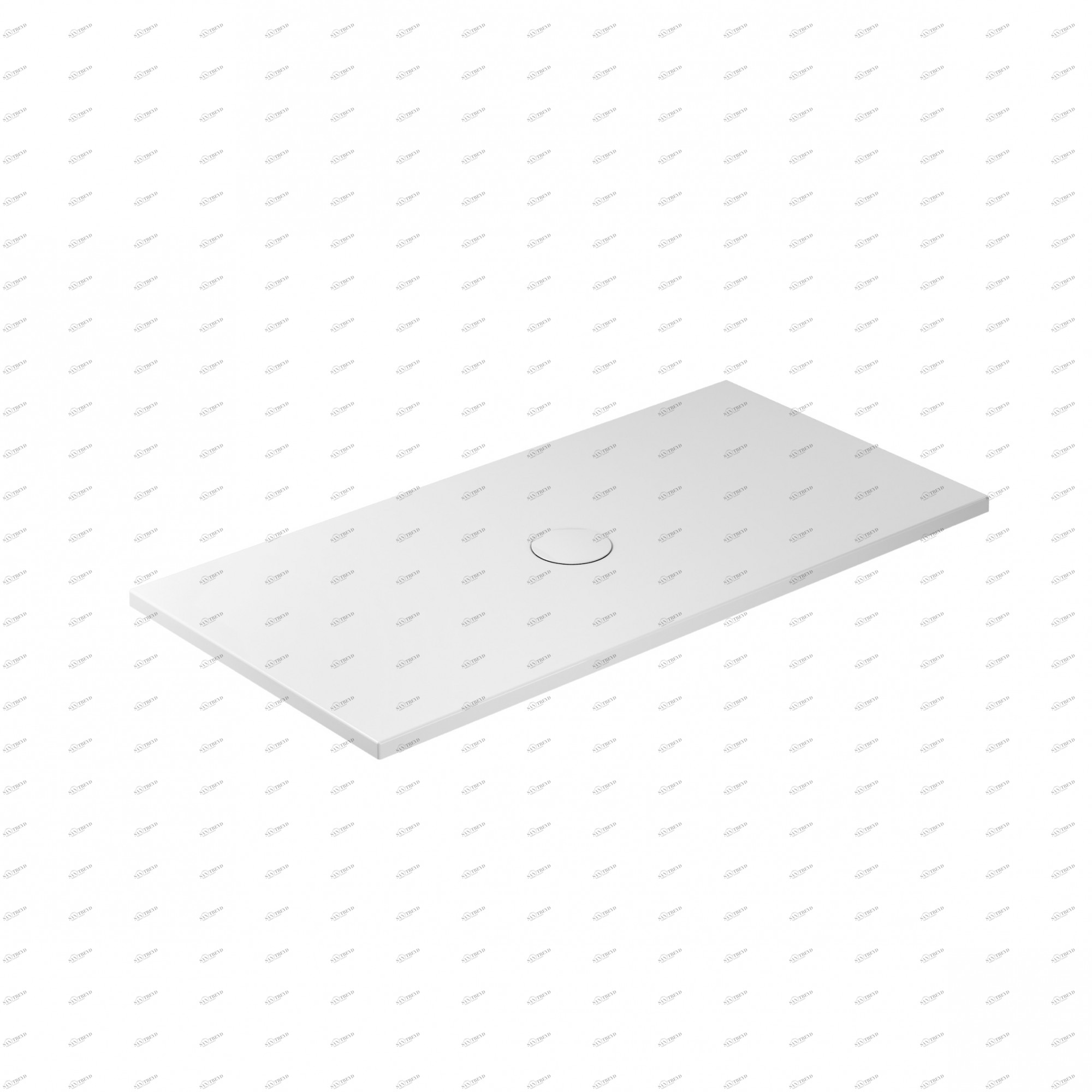 Поддон керамический 140x70 Белый 1043 GALASSIA Shower Trays