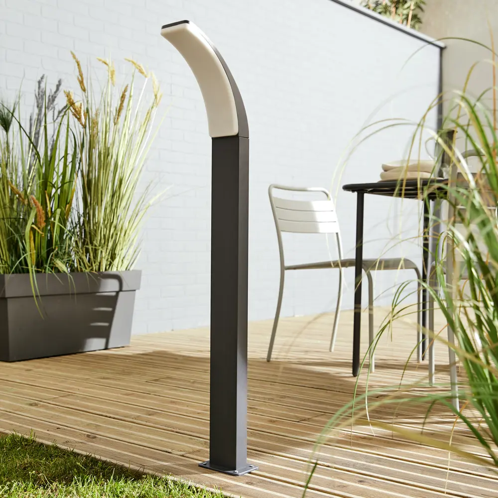 Фонарный столб KREAFORTA Luca 96 см нейтральный белый свет цвет серый STLM-2128873 - Вид №1