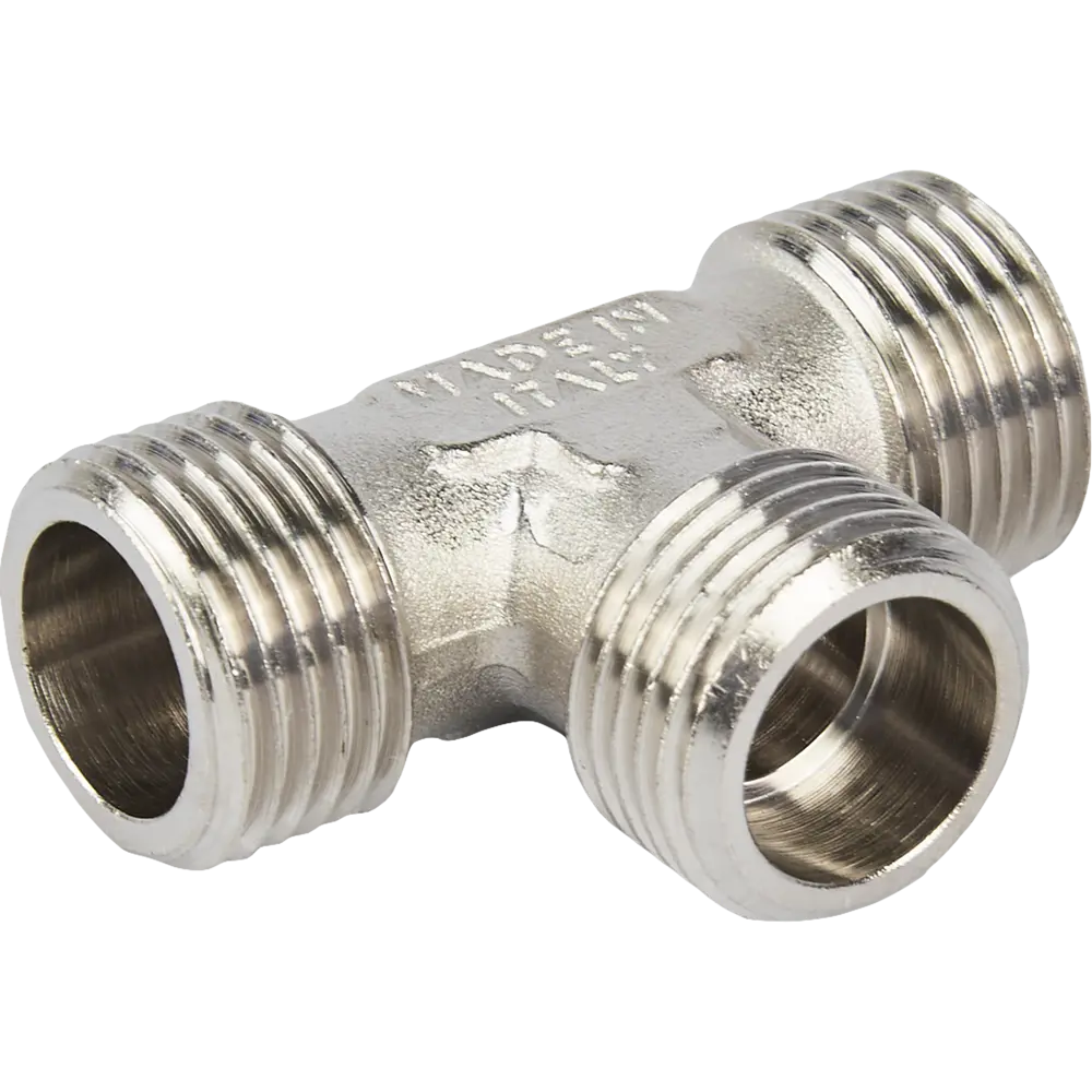 Тройник Stout латунный для водопроводных систем 1/2 дюйма 82238977 STLM-0803299