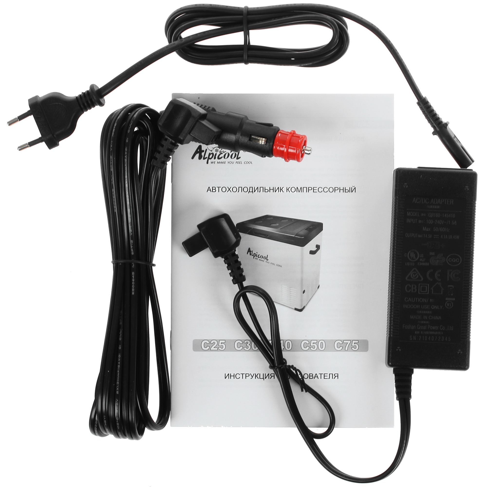 5324148 Холодильник автомобильный ALPICOOL C25 серый STDN-0092436 - Вид №7