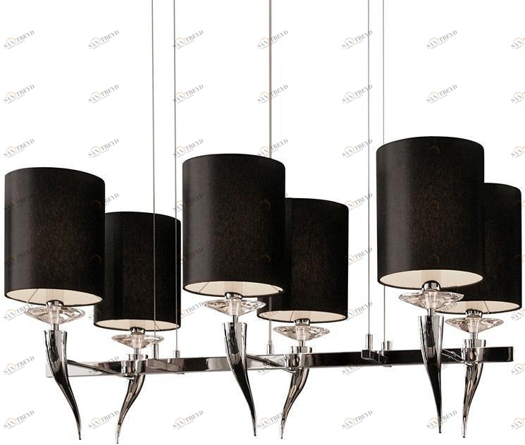 ILFARI Подвесной светильник из металла с кристаллами Loving arms 11620