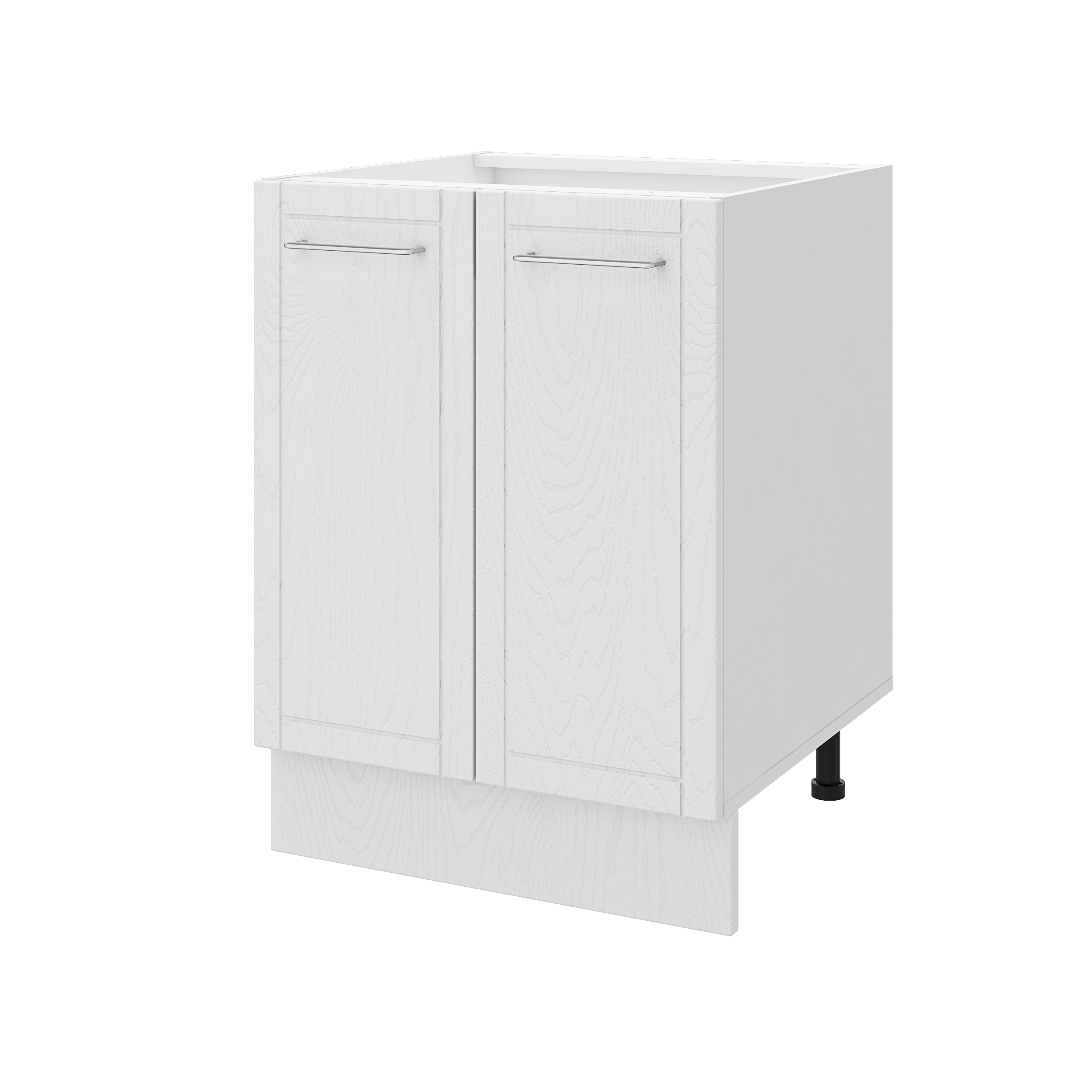 Шкаф кухонный Delinia Агидель с двумя дверцами, белый 60х82,5х58 см 86844326 STLM-0071982