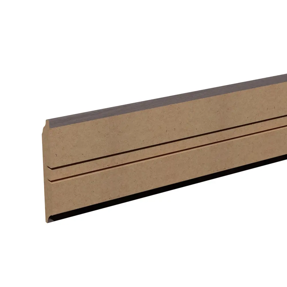 Плинтус напольный КП-204-80 МДФ 16 мм 2.05 м цвет дуб Неаполь КРОНОПРОФИЛЬ STLM-2021826 - Вид №1