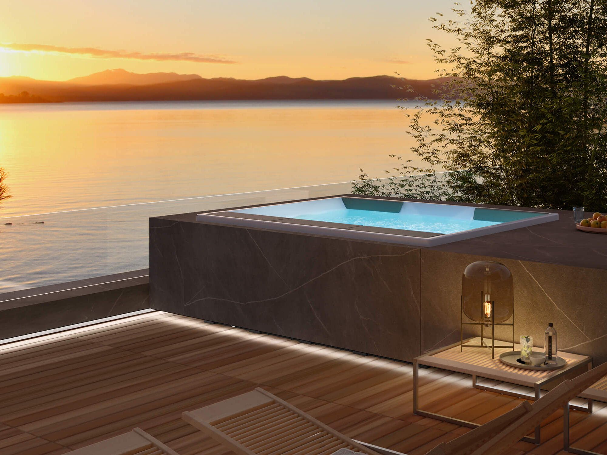 Надземный мини-бассейн с джакузи Gruppo Geromin ALTANA ARCH-00105588 - Вид №4