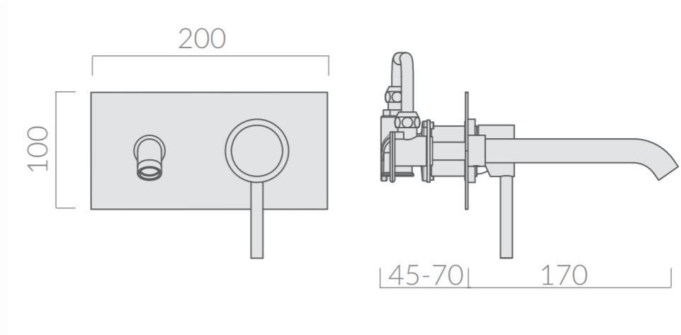 GALASSIA Смеситель для умывальника, однорычажный Meg11 5446 - Вид №1
