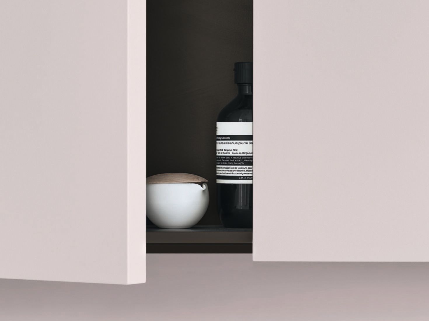 Полностью деревянная мебель для ванной комнаты Noorth синтез ARCH-00103321 - Вид №4