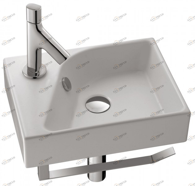 E4124-CP Полотенцедержатель для рукомойника 40 см Jacobdelafon RYTHMIK Santreyd