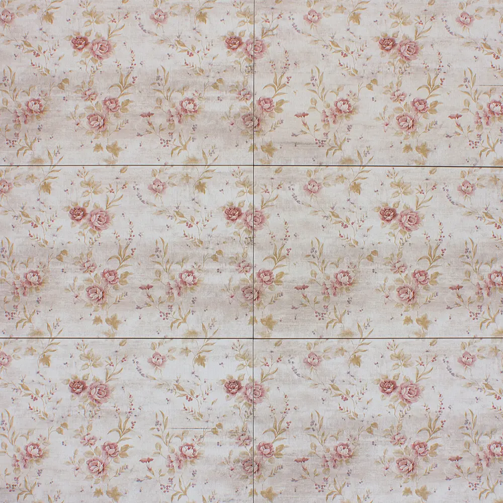 Плитка настенная «Прованс» 25х45 см 1.46 м2 цвет бежевый/розовый LB CERAMICS STLM-2158318 - Вид №2