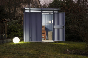 Садовый сарай из оцинкованного листового металла