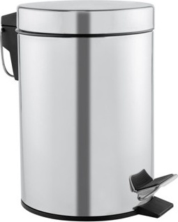 PP1321C Круглая корзина с педалью объемом 20 литров. mediclinics 