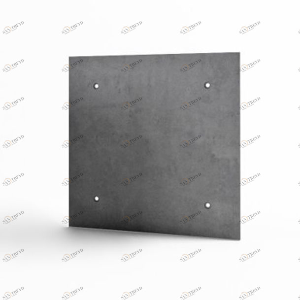 BetOn Панель из фибробетона 800х800 с отверстиями серая ПАНЕЛИ ИЗ ФИБРОБЕТОНА P501Н