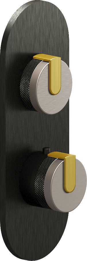 E-8026-R1SNE0-L1BB-BOX-T Планка M-Series с 2 ручками - Внешняя часть GRAFF MOD+