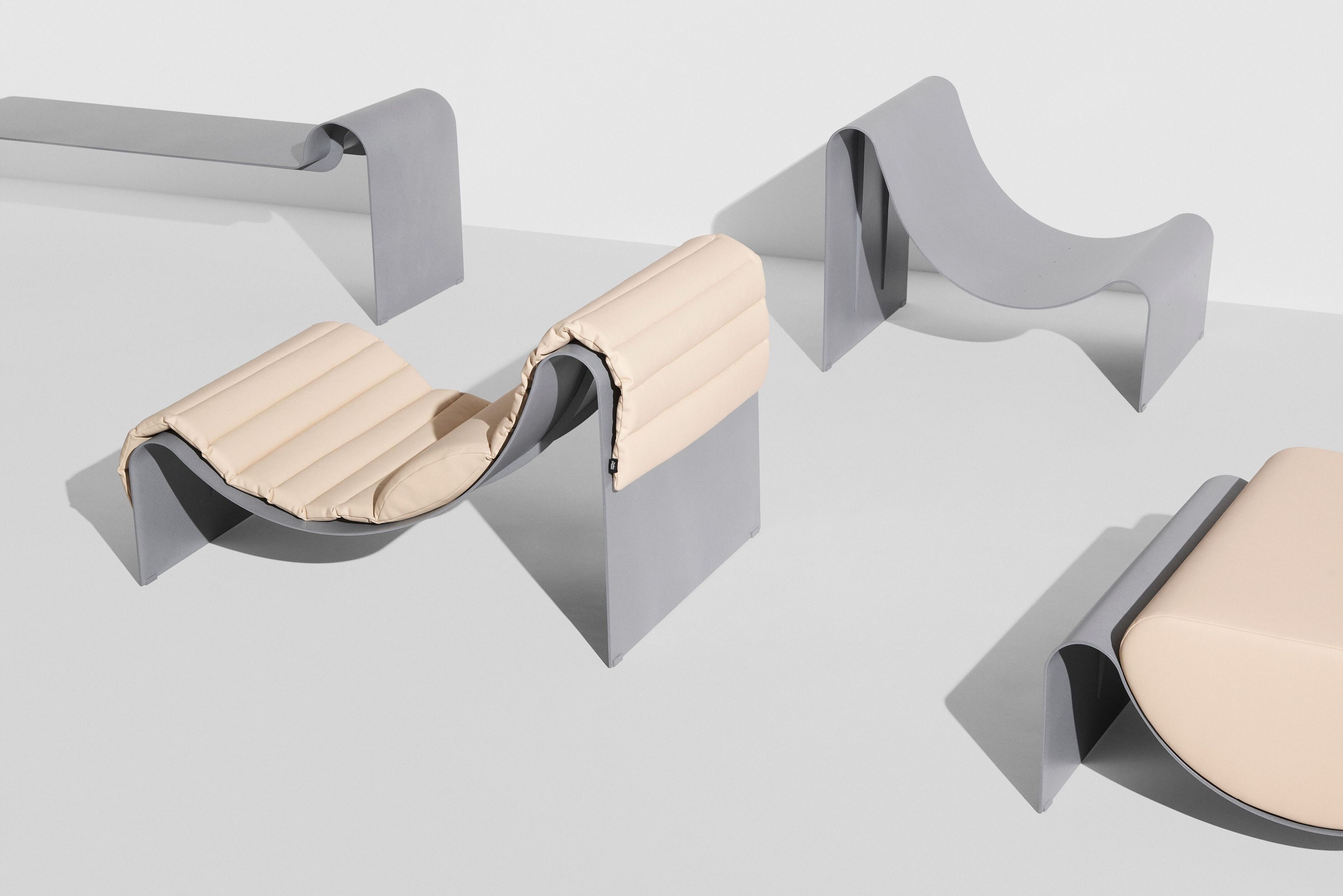 Алюминиевая подставка для ног с порошковым покрытием Petite Friture Eclipse ARCH-00123525 - Вид №3