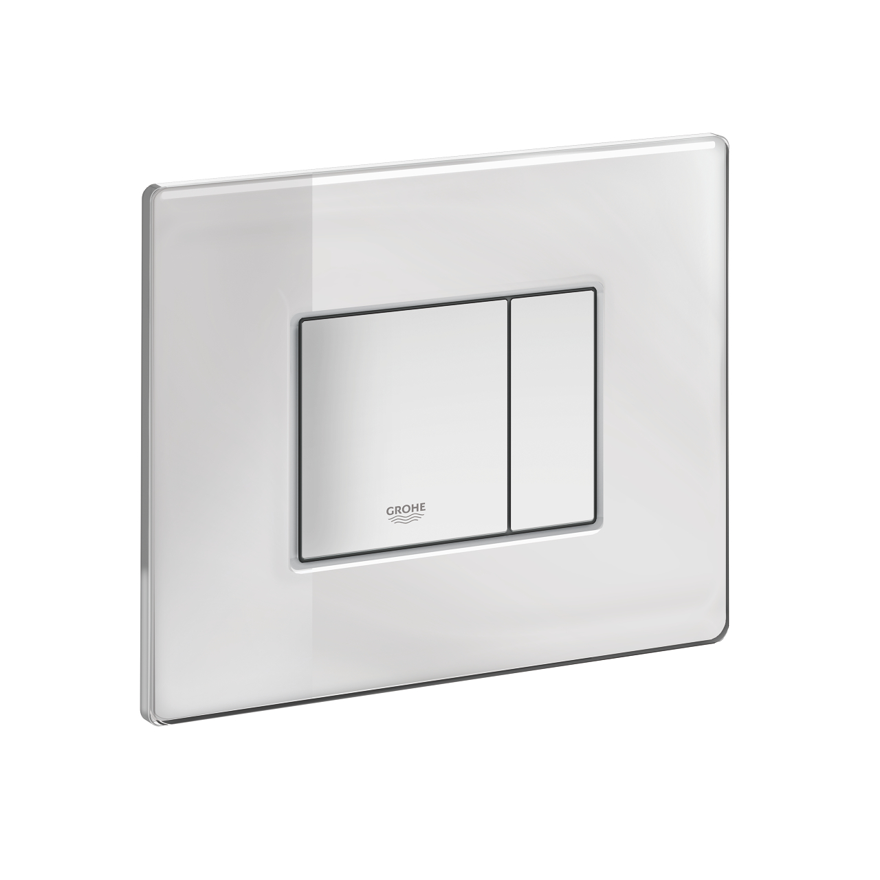 Панель смыва для унитаза GROHE Skate Cosmopolitan Glass (3 режима смыва), зеркальный (389160A0) - Вид №1