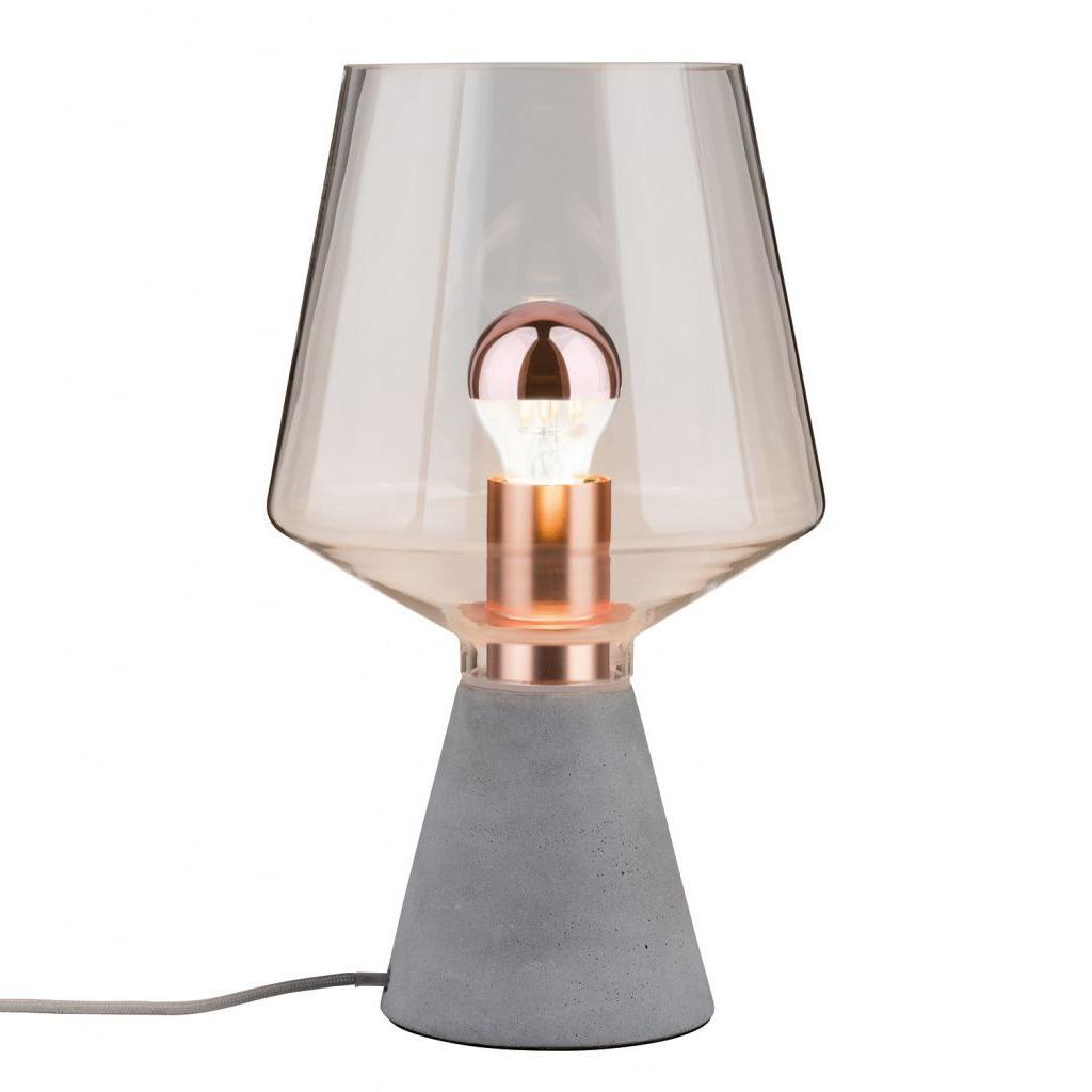 Настольная лампа Paulmann Yorik 79665 PAULMANN ИНТЕРЬЕРНЫЕ 195300 Прозрачный;серый  - Вид №1