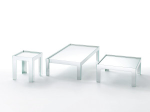 Низкий Хрустальный журнальный столик