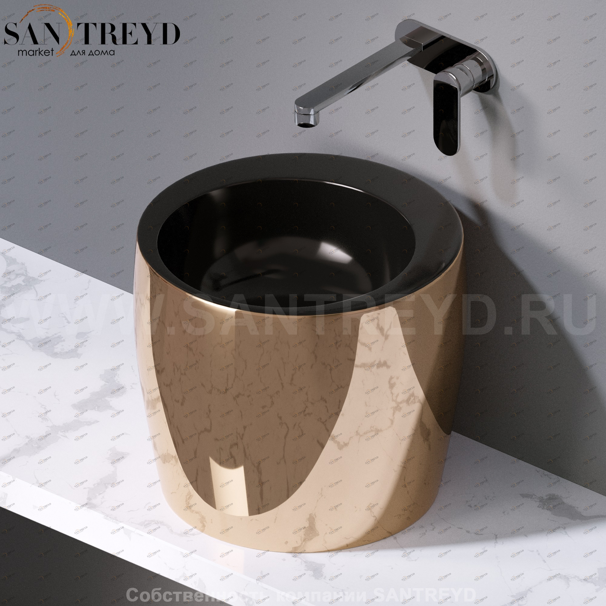 L101258 Накладная раковина на столешницу  круглая A. e T. Italia TOTEM AeT ITALIA