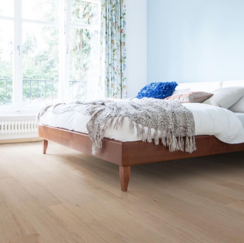 Паркетная доска Haro 4000 Series Top connect Кремово-белый Маркант Дуб Рустик с брашью (Текстурированная) 2200х180 мм 535538 - Вид №8