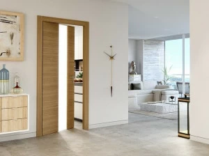 FERREROLEGNO Распашная дверь из дерева и стекла Replica