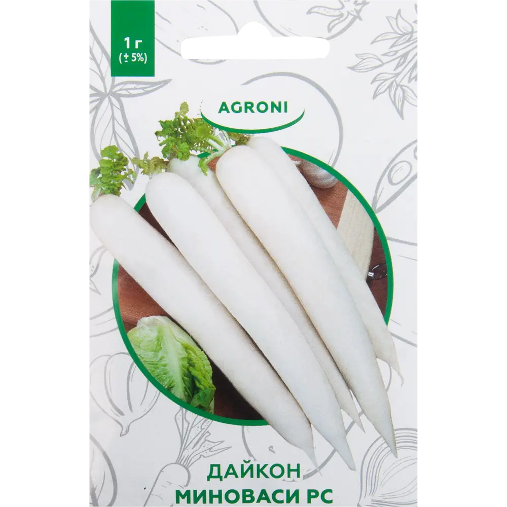 Семена Дайкон «Миноваси РС» XS 82457677 STLM-2123214 AGRONI 