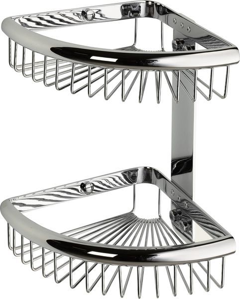 H226LATON/BR Sanibano, решетка угловая 2-х уровневая, цвет бронза 