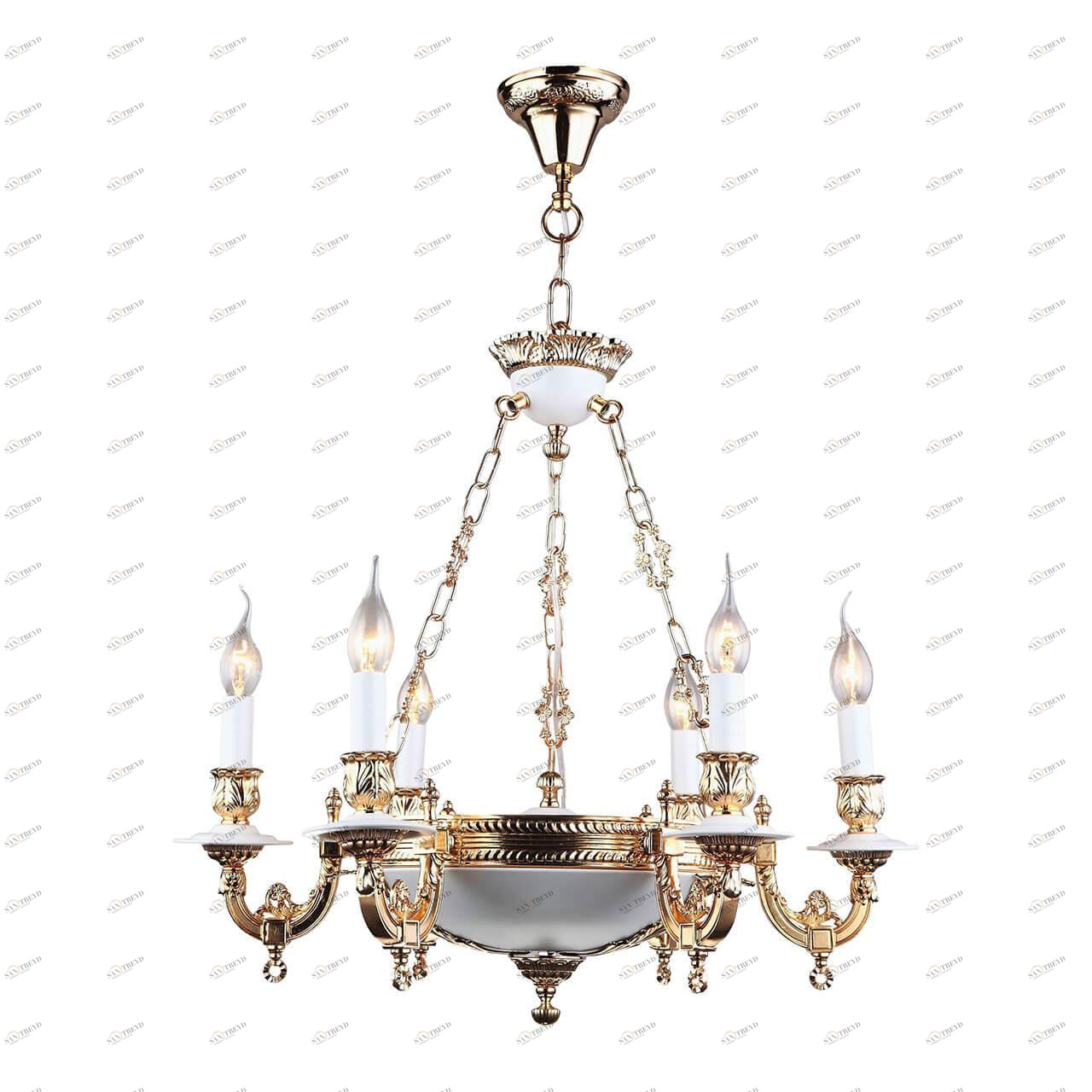 Подвесная люстра Omnilux Ricciuti OML-75803-06 OMNILUX ДИЗАЙНЕРСКИЕ, RICCIUTI 220464 Белый 