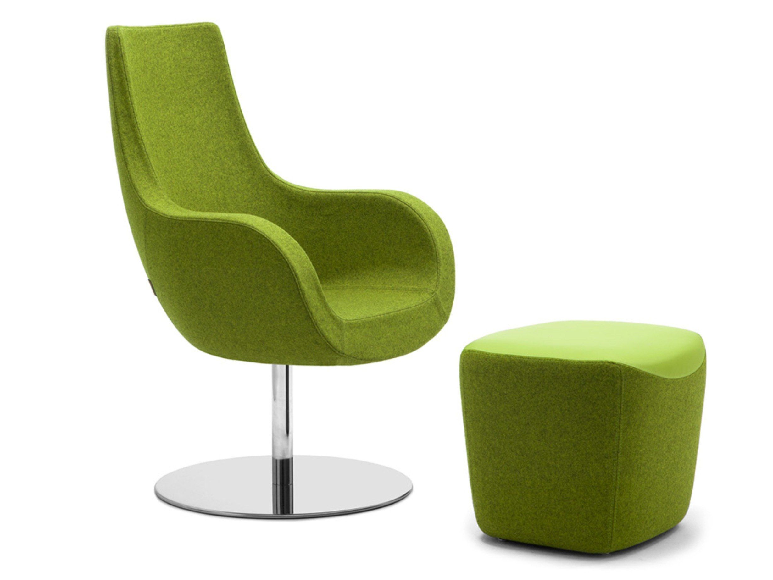 Шерстяное вращающееся кресло с подлокотниками Leyform Виктория ARCH-00092222 - Вид №3