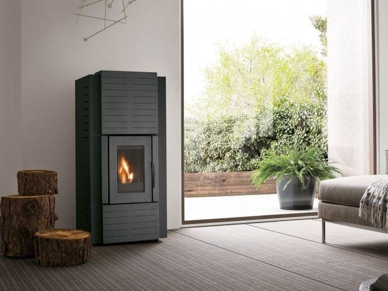 PALAZZETTI Пеллетная печь из стали класса а ++ sun-id-1360065 - Вид №1