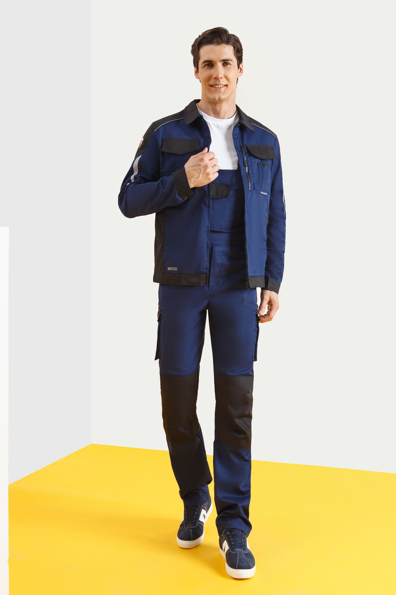 64620 Костюм  NEW 2 темно-синий с черным STATUS  Летняя спецодежда  размер 52-54/170-176  - Вид №9