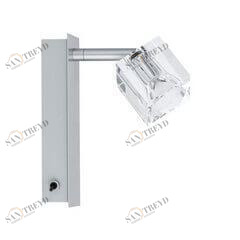 Спот настенный галогеновый хром Ice Cube 60027 PAULMANN ICE CUBE 00-3927091 Прозрачный;хром 