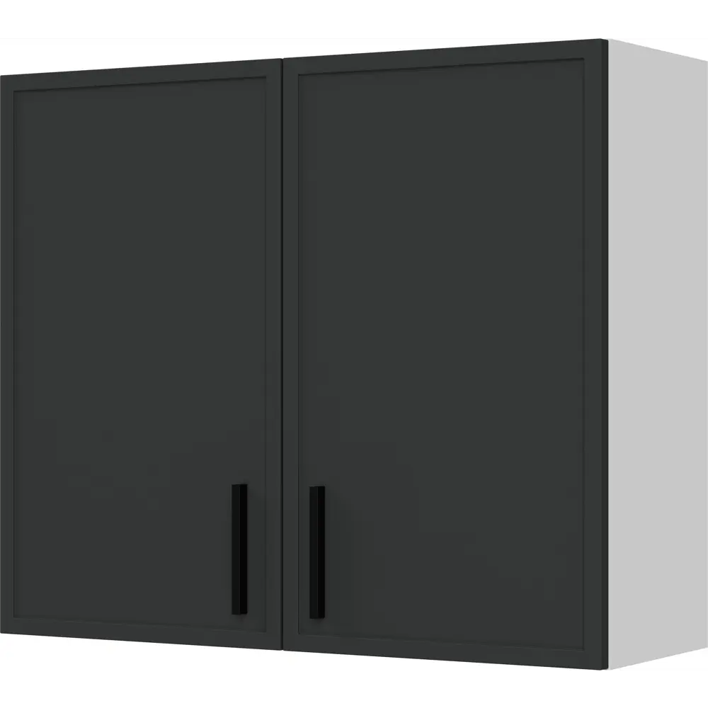 Навесной кухонный шкаф DELINIA Nero графит 80х67.6х29 см 86586444 Неро STLM-0070497 - Вид №1