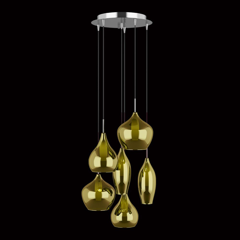 Подвесная люстра Lightstar Pentola 803068 LIGHTSTAR ДИЗАЙНЕРСКИЕ, PENTOLA 057568 Зеленый  - Вид №2