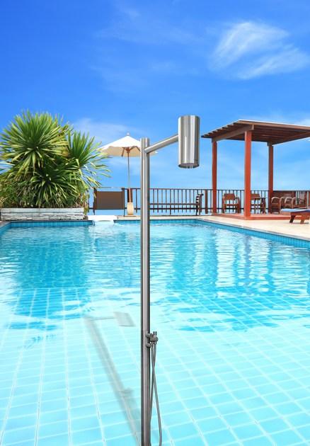 Antonio Lupi Design Напольная душевая стойка из нержавеющей стали с душевой лейкой Shawà Antoniolupi sun-id-1449210 - Вид №1