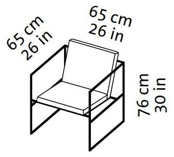 brühl Кожаное кресло-санки с подлокотниками Grace sun-id-1515669 - Вид №4